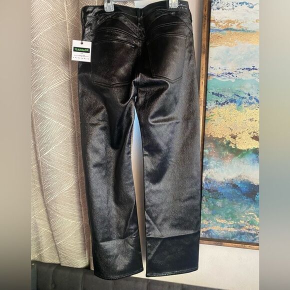 Garbage By Marta Goldschmied Sz 28 DIANA  Mid Rise Straight Leg Black Jeans NWT - Picture 3 of 16